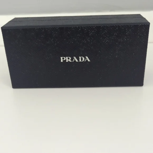 Prada Textured Black Box Prada Eyeglass Textured Black Gift Box 6.5 main image 3